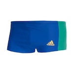 Sunga adidas Colorblock 3 Stripes - Masculina AZUL/VERDE CLA