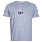 Camiseta New Era Nba Brooklyn Nets Freestyle - Masculina CINZA