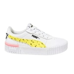 Tênis Puma Carina 2.0 Bob Esponja - Infantil BRANCO/AMARELO