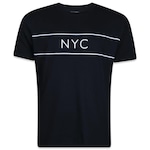 Camiseta New Era Slim Golf Culture Nyc - Masculina PRETO