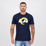 Camiseta New Era NFL Los Angeles Rams Authentic - Masculina AZUL