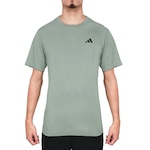 Camiseta adidas Train Essentials Seasonal Camo Esado CINZA