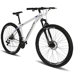 Bicicleta Aro 29 Absolute Nero Aluminio Câmbios Shimano 21V Freio a Disco BRANCO/PRETO