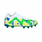 Chuteira Neymar Jr Puma de Campo Future Match - Adulto Azul/Verde