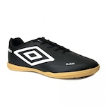 Chuteira Futsal Umbro Indoor Glaze - Adulto PRETO/PRATA