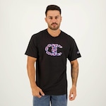 Camiseta Champion Hero Colleged - Masculina PRETO