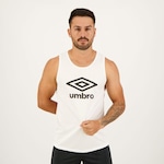 Camiseta Regata Umbro Essential Diamond I - Masculina BRANCO