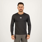 Camiseta Térmica Umbro Diamond Touch - Masculina PRETO