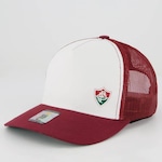 Boné Aba Curva do Fluminense Supercap Trucker - Snapback - Adulto VERMELHO