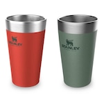 Kit Copos Térmicos de Stanley Pint - 473ml - 2 Unidades VERMELHO/VERDE