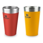 Kit Copos Térmicos de Stanley Pint - 473ml - 2 Unidades VERMELHO/AMARELO