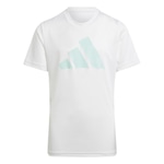 Camiseta adidas Train Essentials Logo - Infantil BRANCO