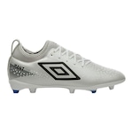 Chuteira de Campo Umbro Adamant Club - Adulto BRANCO/CINZA