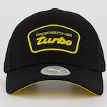 Boné aba Curva Puma Porsche Legacy Trucker - Snapback - Adulto PRETO