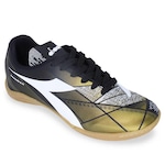 Chuteira Futsal Diadora Squadra Ii - Adulto PRETO/BRANCO