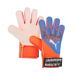 Luvas de Goleiro Puma Ultra Grip 4 Rc - Infantil AZUL/LARANJA