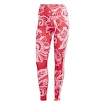 Calça Legging adidas Farm 7/8 - Feminina Vermelho/Rosa