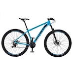 Bicicleta Aro 29 Krw Alumínio - Freio a Disco Suspensão Dianteira Mountain Bike S1 - 24 Velocidades - Adulto AZUL/PRETO