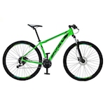 Bicicleta Aro29 Krw Alumínio Shimano - Freio Hidráulico S5 - Câmbio Shimano - 24V - Adulto VERDE/PRETO