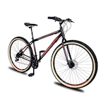 Bicicleta Aro 29 Sportline - Freio a Disco - Câmbio Revo Shift - 21 Velocidades - Adulto PRETO/VERMELHO