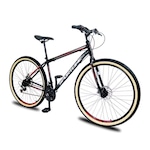 Bicicleta Aro 29 Sportline - Freio a Disco - Câmbio Revo Shift - 21 Velocidades - Adulto PRETO/BRANCO