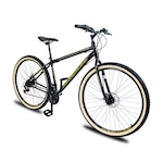 Bicicleta Aro 29 Sportline - Freio a Disco - Câmbio Revo Shift - 21 Velocidades - Adulto PRETO/OURO