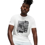 Camiseta Puma Car Graphic - Masculina BRANCO/PRETO