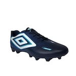 Chuteira Campo Umbro Frame - Adulto AZUL/BRANCO