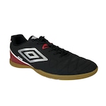 Chuteira Futsal Umbro Indoor Attak Eternal - Masculino PRETO/VERMELHO