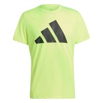 Camiseta adidas Brand Love - Masculina PRETO/VERDE CLA