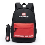 Mochila Ecko Reforçada - 17 Litros + Estojo PRETO