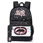 Mochila Ecko Impermeável - 17 Litros + Estojo PRETO