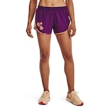 Shorts Under Armour Fly By Elite Day Of The Dead - Feminino ROXO