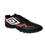 Chuteira Society Umbro Prisma - Adulto PRETO/BRANCO