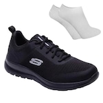 Tênis Skechers Bountiful + Meia - Masculino PRETO