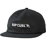 Boné Aba Reta Rip Curl Brand Icon Flexfit Adj Sm24 - Fechado - Adulto PRETO