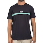 Camiseta Rip Curl Gabe Stripes Sm24 - Masculina PRETO