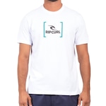 Camiseta Rip Curl New Icon 10M Sm24 - Masculina BRANCO