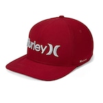 Boné Aba Reta Hurley One e Only - Snapback - Adulto VERMELHO