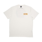 Camiseta Santa Cruz Thrasher Flame Dot Ss - Masculina Off White