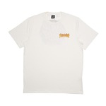 Camiseta Santa Cruz Thrasher Flame Dot Ss Oversize - Masculina Off White