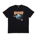 Camiseta Santa Cruz Thrasher Obrien Reaper Ss Oversize - Masculina PRETO