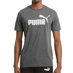 Camiseta Puma Ess Heather Puma - Masculina PRETO