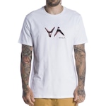 Camiseta Rvca Hawaii Fins - Masculina BRANCO