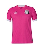 Camisa do Santos 23 Outubro Rosa Umbro - Masculina ROSA