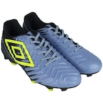 Chuteira Campo Umbro Fifty V - Adulto AZUL/PRETO