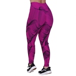 Calça Legging Orbis Fitness Empina Bumbum Poliamida - Feminina PRETO/ROSA