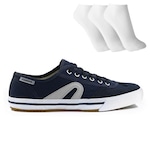 Tênis Rainha Vl 2500 + 3 Pares de Meias - Masculino AZUL/AZUL ESC