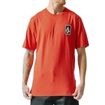 Camiseta Volcom Skate Vitals Sm24 - Masculina VERMELHO