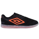 Chuteira Futsal Umbro Pro Challenge - Adulto PRETO/LARANJA